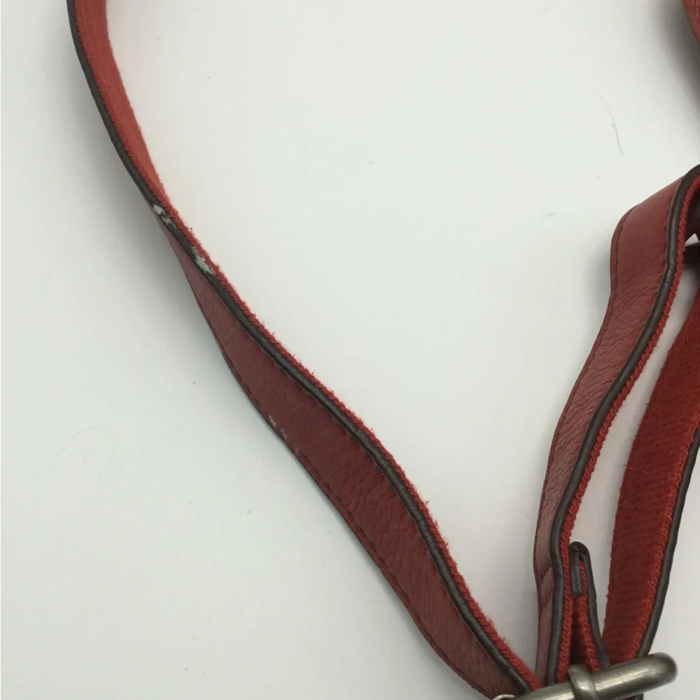 Fossil Maddox Mini Red Leather Crossbody